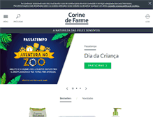 Tablet Screenshot of corinedefarme.pt